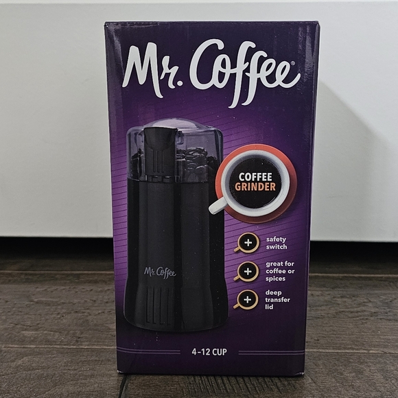 New Mr. Coffee Black Coffee Grinder 4 to 12 Cups - Picture 4 of 7